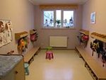 Einweihung Kinderkrippe Garderobe