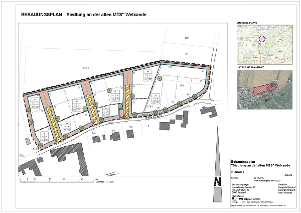 Genehmigung des Bebauungsplanes „Siedlung an der alten MTS“ der Gemeinde Thiendorf